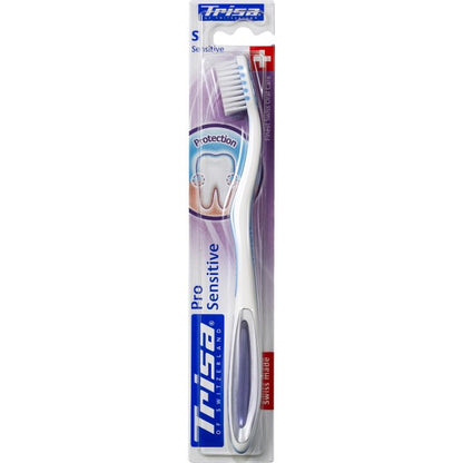 TRISA Pro Sensitive toothbrush in original packaging, Swiss-made